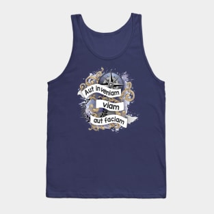 Latin Quote "I shall find a way or make one" Tank Top